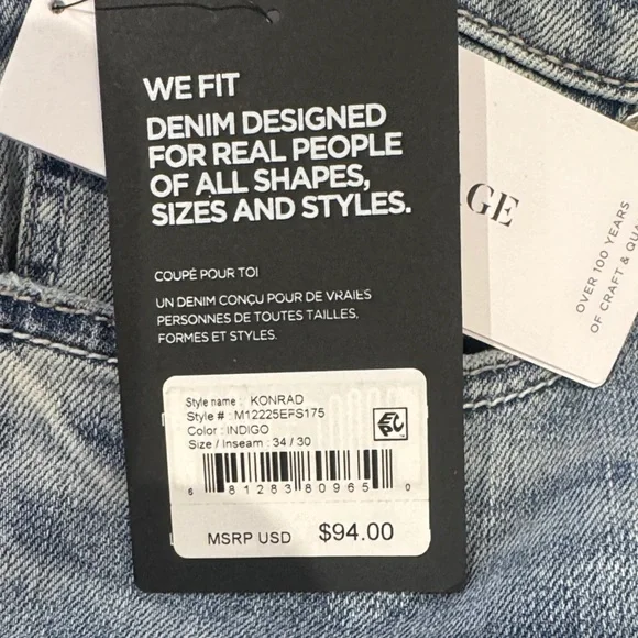 Silver Jeans Light Blue Slim Straight Men's Jeans - Picture 9 of 10